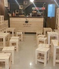 Hình ảnh: Bàn ghế gỗ quán cafe cóc giá rẻ