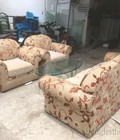 Hình ảnh: Thanh lý Bộ Sofa 4 Món Bọc Vải Hoa Cao Cấp. (Mới 95%)