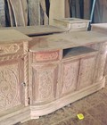 Hình ảnh: Kệ Tivi Cột Nho ( gỗ hương vân ) 1 cục