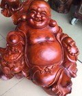 Hình ảnh: Di Lạc Ngồi ( gỗ hương đỏ ) Ngang 70 x Sâu 45 x Cao 56 Cm