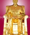 Hình ảnh: Tượng bác hồ mạ vàng