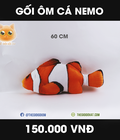 Hình ảnh: Gối ôm cá Nemo