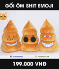 Hình ảnh: Gối ôm shit emoji