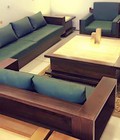 Hình ảnh: Bộ sofa chất liệu gỗ óc chó