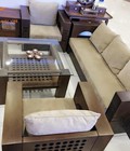 Hình ảnh: Bộ sofa gỗ sồi mĩ