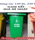 Hình ảnh: Giảm giá tất cả thùng rác 120l màu xanh cam