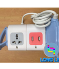 Hình ảnh: Ổ cắm đa năng 2 tầng tích hợp usb