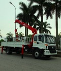 Hình ảnh: Xe tải cẩu 7 tấn Cẩu UNIC 5 tấn URV555 lắp trên xe AUMAN C160.