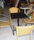 Hình ảnh:  Cần thanh lý bàn ghế cafe nhựa giả mây hàng xuất khẩu tồn