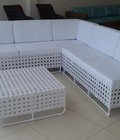 Hình ảnh: sofa góc đan giả mây đẹp rẻ rẻ
