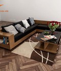 Hình ảnh: Bộ sofa chất liệu gỗ sồi mĩ hình l