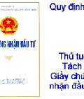 Hình ảnh: Dịch vụ tách giấy chứng nhận đầu tư và giấy đăng ký kinh doanh tại Nghệ An