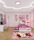 Hình ảnh: Phòng ngủ Hello kitty cho hai bé gái - PNG.008