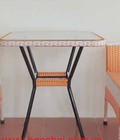 Hình ảnh: Bàn ghế caffe sân vườn nhựa giả mây giá rẻ