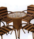 Hình ảnh: Bàn ghế caffe sân vườn nhựa giả mây