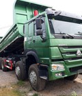 Hình ảnh: Xe ben 4 chân Howo động cơ 371 tải trọng 16,8 17 tấn 2016, 2017