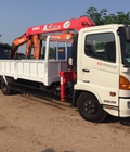 Hình ảnh: Xe tải hino gắn cẩu tự hành 3, 5 7 tấn Soosan, tanado, Kanglim, Unic 2016, 2017