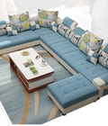 Hình ảnh: Sofa nỉ phòng khách cao cấp SFN019