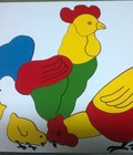 Hình ảnh: Tranh ghép hình Gia Đình Gà cho BÉ