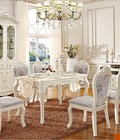 Hình ảnh: bàn ghế ăn phong cách cổ điển - bàn ăn cổ điển Hậu Giang