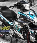 Tem trùm Exciter 150 Pramac xanh bạc cực chất tại Decal 46