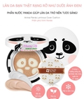 Hình ảnh: Phấn nước che khuyết điểm hình gấu panda tông trắng hồng SNP SNP animal panda luminous cover cushion