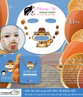 Hình ảnh: Mặt nạ SNP dưỡng ẩm hình sóc SNP Squirrel Aqua Face art mask