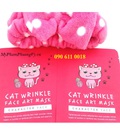 Hình ảnh: Mặt nạ SNP ngăn ngừa nếp nhăn hình mèo SNP cat ưrinkle face art mask