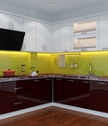 Hình ảnh: Tủ bếp MDF Cánh Picomat dán Acrylic