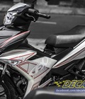 Tem trùm Exciter 150 Motocross trắng đỏ tại Decal46