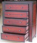 Hình ảnh: Tủ 5 ngăn kéo gỗ tràm KT: 90x44x110