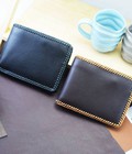 Hình ảnh: Ví nam da bò MENT 250.000Đ Chỉ may viền Bằng Tay