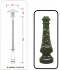 Hình ảnh: Cột đèn trang trí sân vườn đế gang c03