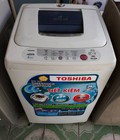 Hình ảnh: Máy giặt Toshiba cũ 7 kg, giặt tự động, mới 90%, lòng inox, chạy êm, giặt sạch