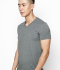Hình ảnh: Áo thun nam cổ tim 100% cotton hàng Việt Nam chất lượng cao