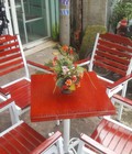 Hình ảnh: bộ bàn ghế gỗ  dùng cho quán cafe  nhà hàng  giá bán tại đây
