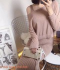 Hình ảnh: Váy len trễ vai siu hot, chất cực đẹp. Hàng có sẵn, si lẻ toàn quốc