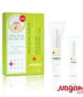 Hình ảnh: Combo gel rửa mặt và serum trị mụn Nagano Japan NG1007