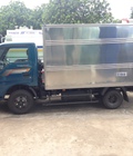 Hình ảnh: Xe tải kia thùng kín inox430, mở 1 cửa hông, tải trọng 2.3 tấn, màu xanh dương, hỗ trợ trả góp 80%