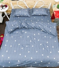Hình ảnh: Ga chun + 2 vỏ gối nằm tam giác