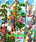Hình ảnh: tranh đá quý bộ tứ quý tùng cúc trúc đào tại Hà Nội