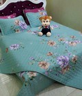 Hình ảnh: Bộ chăn, ga, gối trần bông.