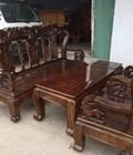 Hình ảnh: bộ bàn ghế phòng khách gỗ tràm sơn pu