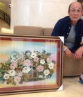Hình ảnh: tranh đá quý hoa xếp tại Hoàng Mai, Hà Nội