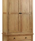 Hình ảnh: Tủ áo 2 cánh gỗ sồi KT: 100x52x190cm