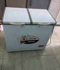 Hình ảnh: Tủ đông mát cũ Alaska 2 nắp giở, 260 L, mới 90%, bh 3 tháng