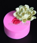 Hình ảnh: Khuôn Silicon Hoa Hồng Cánh Xoăn - Mã số 179