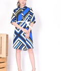 Hình ảnh: Đầm sơ mi họa tiết Aztec