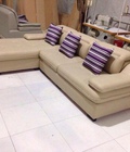 Hình ảnh: Sofa da góc trang nhã