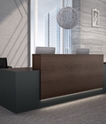 Hình ảnh: Quầy lễ tân gỗ công nghiệp hiện đại QLT013